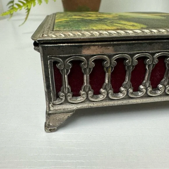 Vintage Jewelry - Trinket Box "Danseuses En Jaune" - Picture 6 of 11